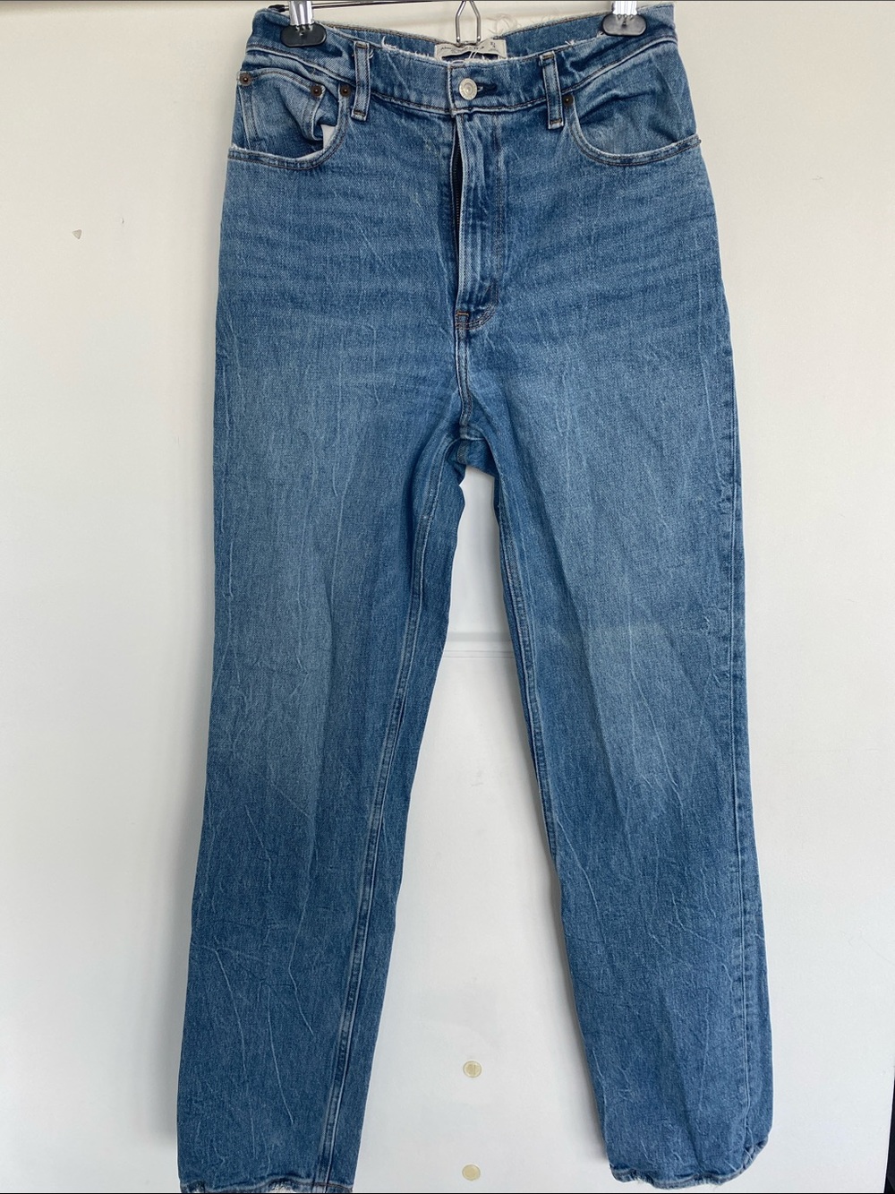 Abercrombie & Fitch Curve '90s Straight Ultra High Rise Jeans - Tall